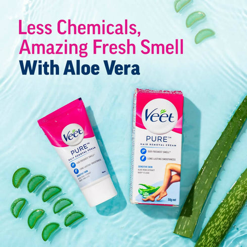 Veet Pure Hair Removal Cream for Women | Sensitive Skin